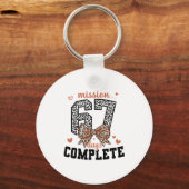 Mission 67 Days Complete Back To School Bow Leopar Sleutelhanger (Voorkant)