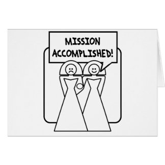 "Mission AcCompleted" huwelijk (homoseksueel)