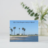 Mission Bay Beach, Californië Briefkaart (Staand voorkant)