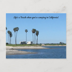 Mission Bay Beach, Californië Briefkaart