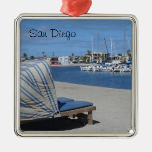 Mission Bay - San Diego Metalen Ornament