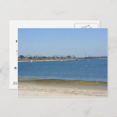 Mission Bay-zeilboten Briefkaart (Voorkant / Achterkant)