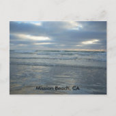Mission Beach, CA Briefkaart (Voorkant)