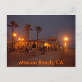 Mission Beach, CA Briefkaart (Voorkant)