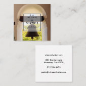 Mission Bells California Photo Travel Tourism Vierkante Visitekaartje (Voorkant / Achterkant)