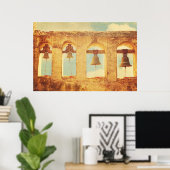 Mission Bells (San Juan Capistrano) Poster (Thuiskantoor)