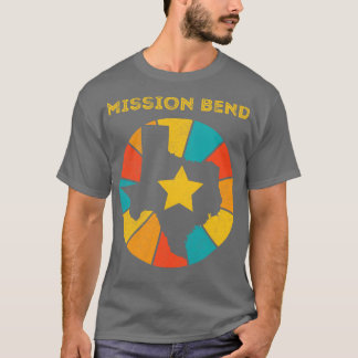 Mission Bend Texas Vintage Gedecoreerd Souvenir 1 T-shirt