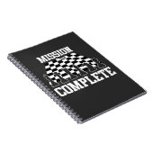 Mission Complete Chess Player Joke Notitieboek (Rechterzijde)