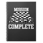 Mission Complete Chess Player Joke Notitieboek (Voorkant)