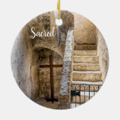 Mission Concepcion, San Antonio, Sacred, Keramisch Ornament (Achterkant)