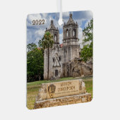 Mission Concepcion, Square Metal Ornament (Voorkant Rechts)