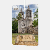 Mission Concepcion, Square Metal Ornament (Voorkant links)