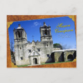 Mission Concepcition in San Antonio, Texas Briefkaart (Voorkant)