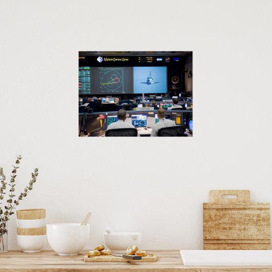 Mission Control Center Poster (Keuken)