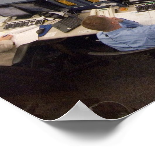 Mission Control Center Poster (Hoek)