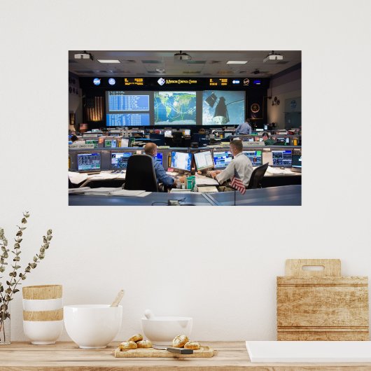 Mission Control Center Poster (Keuken)