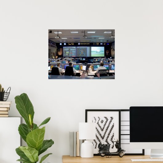 Mission Control Center Poster (Thuiskantoor)