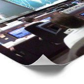 Mission Control Center (STS-102) Poster (Hoek)