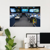 Mission Control Center (STS-119) Poster (Thuiskantoor)