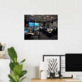 Mission Control Center (STS-119) Poster (Thuiskantoor)