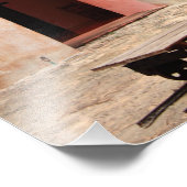 Mission Courtyard Foto Afdruk (Hoek)