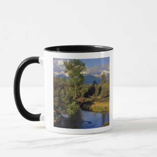 Mission Creek in het National Bison Range in Mok (Links)