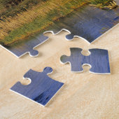 Mission Creek loopt door het National Bison Legpuzzel (Zijkant)