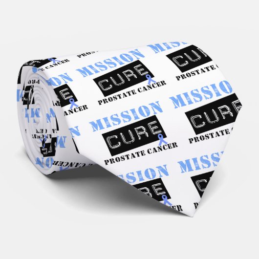Mission Cure Prostate Cancer Stropdas (Opgerold)