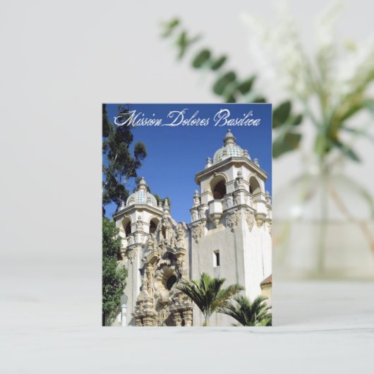 Mission Dolores Basilica, San Francisco, CA Briefkaart (Staand voorkant)