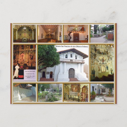 Mission Dolores Briefkaart (Voorkant)