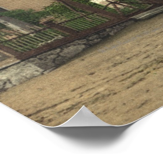 Mission Dolores in San Francisco Poster (Hoek)