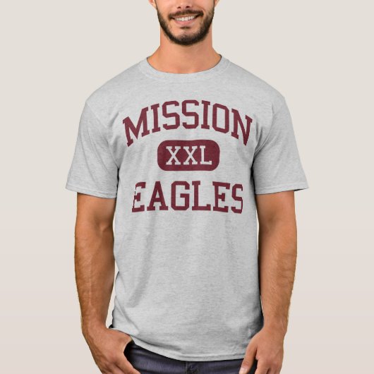 Mission - Eagles - High School - Mission Texas T-shirt (Voorkant)
