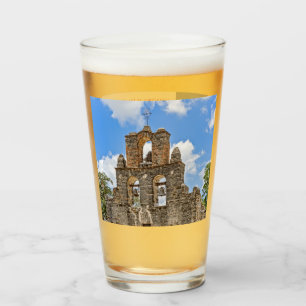 Mission Espada, San Antonio, Texas, Beer Glass Glas