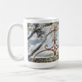 Mission Espada, symboliek, koffie-Mok Koffiemok (Links)