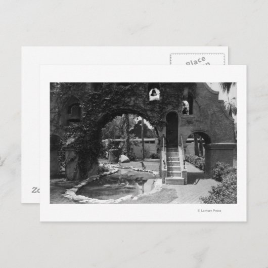 Mission Inn Courtyard of Riverside, CA Photograp Briefkaart (Voorkant / Achterkant)