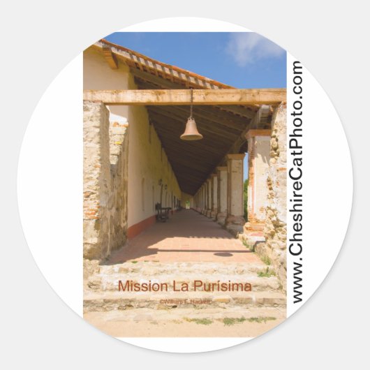 Mission La Purísima California Producten Ronde Sticker (Voorkant)