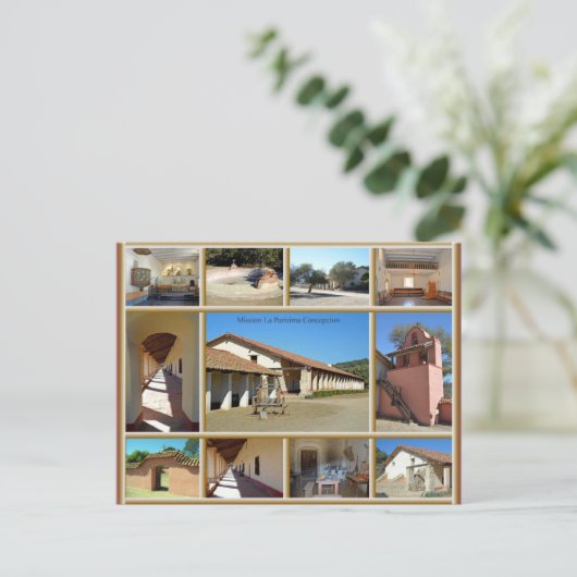 Mission La Purisima Concepcion Briefkaart (Staand voorkant)