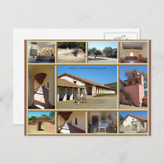 Mission La Purisima Concepcion Briefkaart (Voorkant / Achterkant)