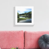 Mission Lake, OF Canvas Afdruk (Insitu (Woonkamer))