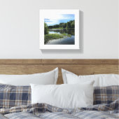 Mission Lake, OF Canvas Afdruk (Insitu (Slaapkamer))