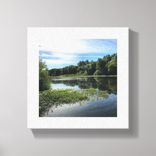 Mission Lake, OF Canvas Afdruk (Voorkant)