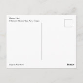 Mission Lake, OR Briefkaart (Achterkant)