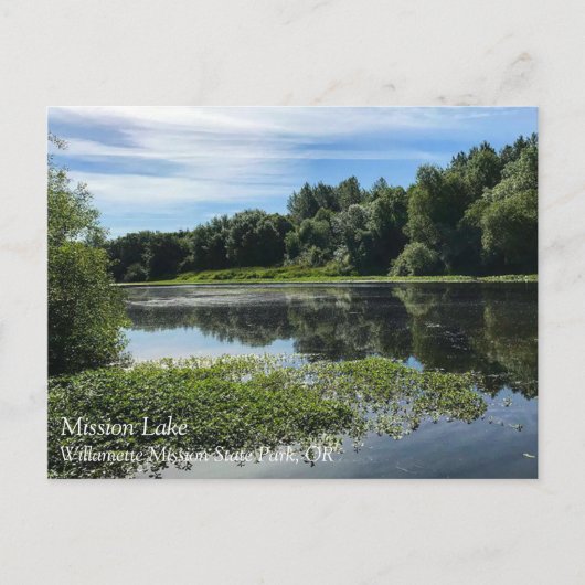Mission Lake, OR Briefkaart (Voorkant)
