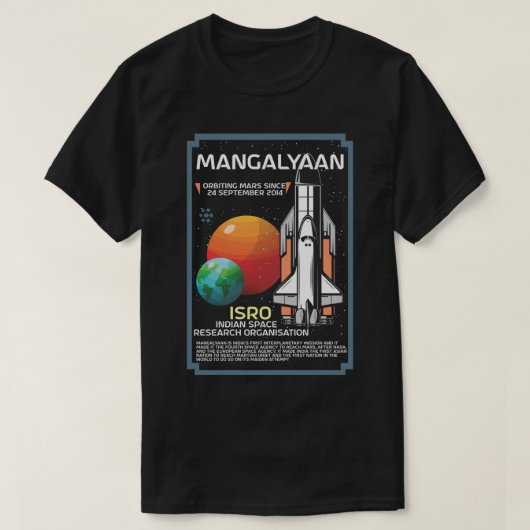 Mission Mars T-shirt (Design voorkant)