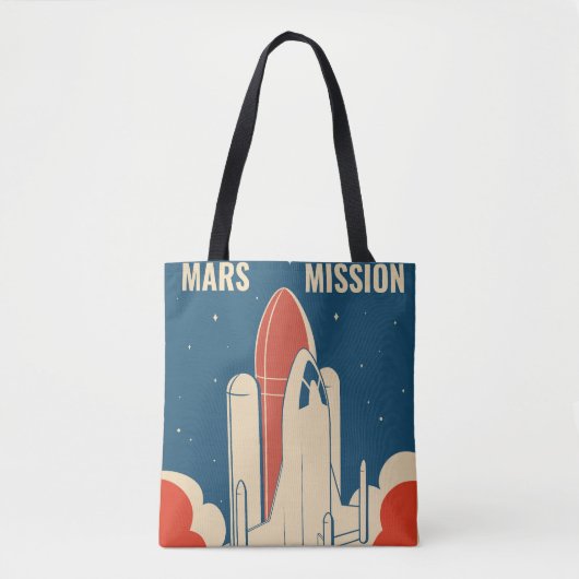 Mission Mars Tote Bag (Voorkant)