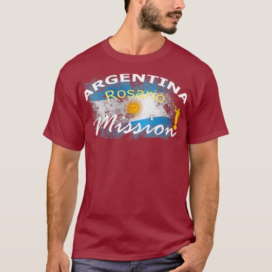 Mission Missionary Argentina Rosario Mormon LDS T-shirt (Voorkant)