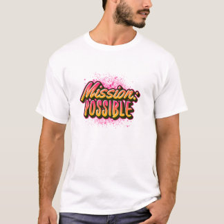 Mission Mogelijk Motivatie Inspirerend School T-shirt
