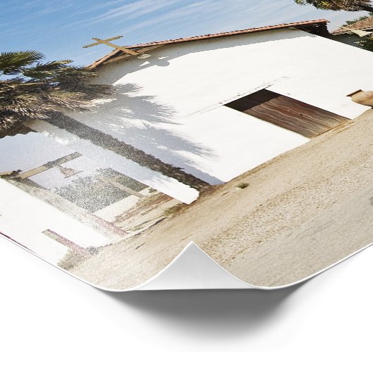 Mission Nuestra Senora de la Soledad Foto Afdruk (Hoek)