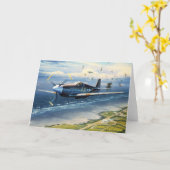 Mission Over Normandy by William S. Phillips Kaart (Gele Bloem)