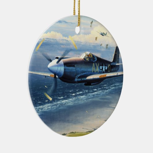 Mission Over Normandy door William S. Phillips Keramisch Ornament (Rechts)
